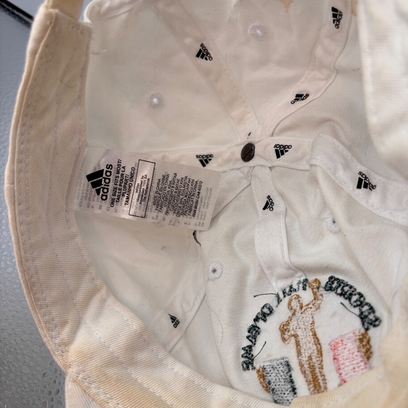 Vintage Adidas University of Miami Sports Hall of Fame White Logo Hat - Picture 12 of 15